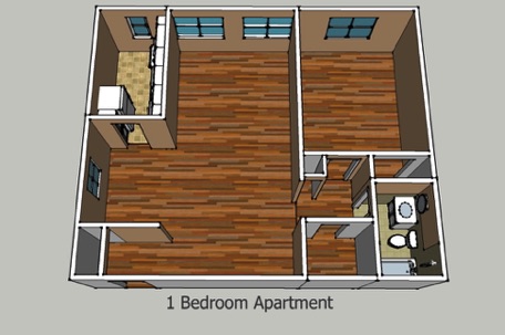 1 Bedroom Apartment *apartments may vary
1 Bedroom Apartment *apartments may vary